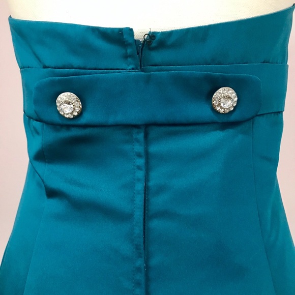 NWT ALFRED ANGELO Strapless Bridesmaid Prom Dress - Picture 4 of 6